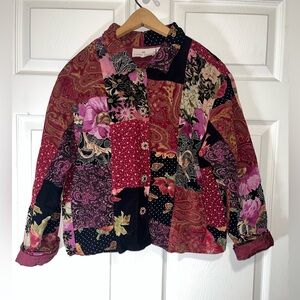 VTG Casual Studio Floral Patchwork Jacket